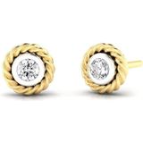 Quinn - Oorknoppen - Goud - 585/- 14 Karaat