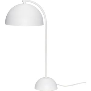 HÜBSCH INTERIOR - Tafellamp van wit metaal - ø23xh48cm