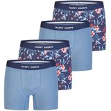 Happy Shorts - Boxershorts - Marine - 4er-Pack