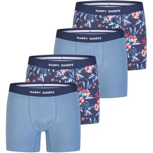 Happy Shorts - Boxershorts - Marine - 4er-Pack