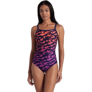 Arena W Surfs Up Swimsuit Lightdrop Back navy-navy Multi