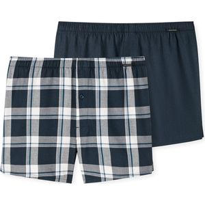 Schiesser 2PACK Boxershorts geweven Heren Onderbroek - Maat L