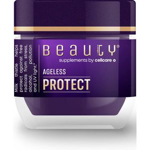 Beauty by CellCare - AGELESS - PROTECT - Supplement - Mariadistel helpt beschermen tegen vrije radicalen van stress, alcohol, vervuiling en UV-licht*