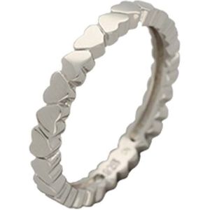 Glow 114.137658 Dames Ring - Minimalistische ring - Sieraad - Zilver - 925 Zilver - 10 mm breed