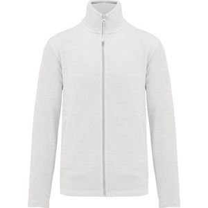 Kariban Microfleece met rits heren K911 - White - 5XL
