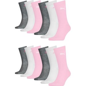12 PACK Puma JUNIOR CREW kindertennissokken voor meisjes en jongens