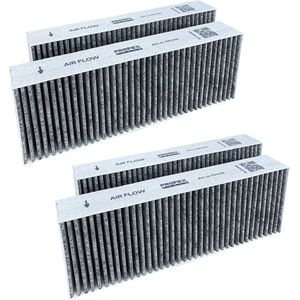 Koolstoffilters geschikt voor BORA BAKFS afzuigkap – 4 stuks – BORA Basic / GP4 / BIU (Propex Parts)