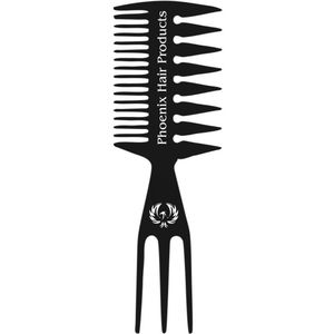 Phoenix Hair Products - Textuur Kam Zwart - 3-Way Styling Kam - Haar Kam