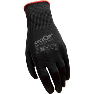 Cyclon Werkhandschoenen Nylon/pu Unisex Zwart/rood Maat 8