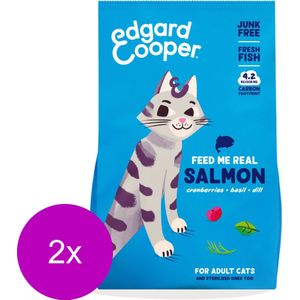 Edgard&Cooper Adult Zalm - Kattenvoer - 2 x 2 kg