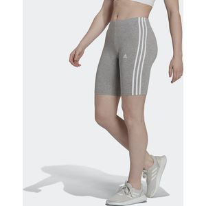 adidas Sportswear Essentials 3-Stripes Fietsshort - Dames - Grijs- S