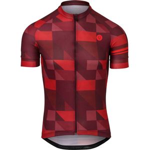 AGU Triangle Stripe Fietsshirt Essential Heren - Rood - S