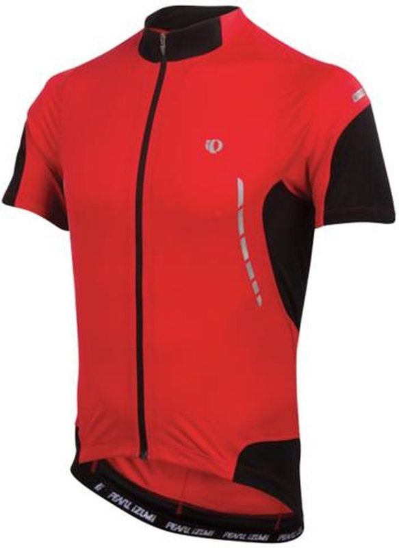 Pearl Izumi - Elite Jersey - Fietsshirt - Rood - Zwart - Korte Mouwen