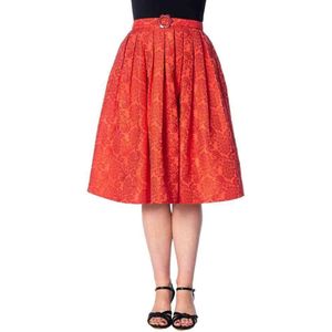 Dancing Days - FLORIDA JACQUARD Rok - XS - Rood