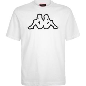 Kappa - T-Shirt Logo Cromen - Herenshirt Wit-XL