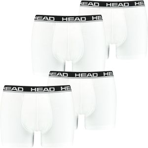 HEAD Heren Boxershorts HEAD BASIC BOXER 4er Pack 4 Pack Wit M