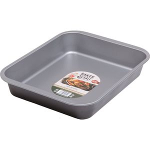 Wham - Baker & Salt Non-Stick Ovenschaal voor Roosteren 36 cm - Carbonstaal - Zilver -