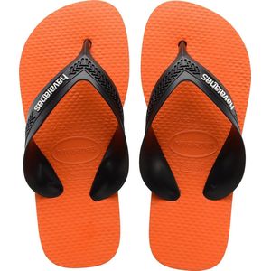 Havaianas Max Jongens Slippers - Grey/Orange - Maat 27/28