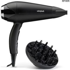 RFWR® Krachtige Föhn met Diffuser - 2200W Haardroger met Ionische Technologie voor Glanzend en Pluisvrij Haar