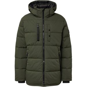 s.Oliver - Functionele Jas - Donkergroen - Gewatteerde Jas