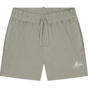 Malelions crinkle boardshort in de kleur groen.