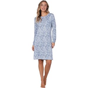 Pastunette - Blue Mirage - Nachthemd - Blauw - Fleece