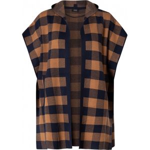 YESTA Beatrix Vest - Light Brown/Dark Nav - maat 0(46)