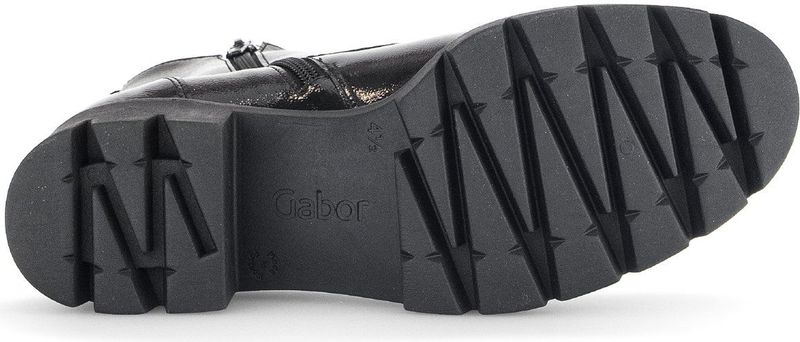 Gabor - Flotter Schnürboot - Veterboots - Zwart - Lakleer