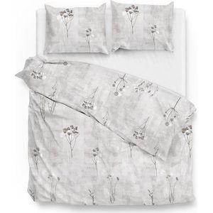 ZoHome - Caiden - Dekbedovertrek - Light Grey - Eenpersoons - 140x200/220 cm