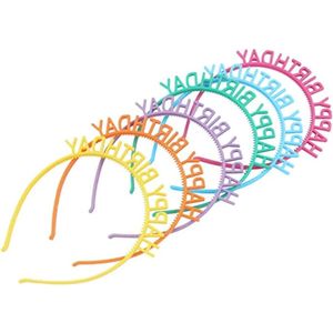 6 stuks Verjaardagshoeden - Licht en Comfortabel - Schattig en Praktisch - Geschikt voor Verjaardagsfeesten