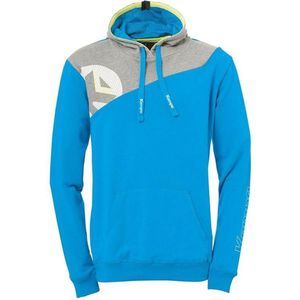 Kempa Core 2.0 Hoody Kempablauw-Donker Grijs Melange Maat 2XL