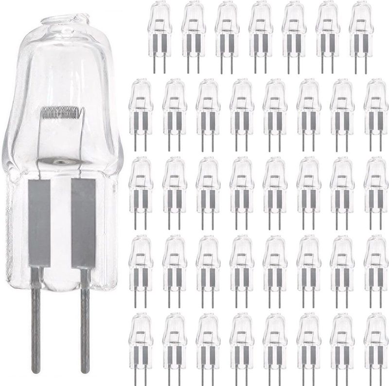 Modee G4 Halogeenlamp 12V - 20W 300lm - Halogeen Lampjes Insteek - Warm Wit Licht - Dimbaar - 40 Halogeenlampen