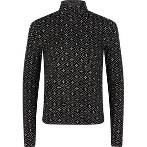 Lofty Manner T-shirt Top Shilo Oi02 615 Black/white Dames Maat - XS