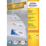 Huismerk Avery 3484 Universele Etiket 105x37mm