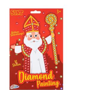 Sinterklaas Mozaïek Diamond Painting XL stenen
