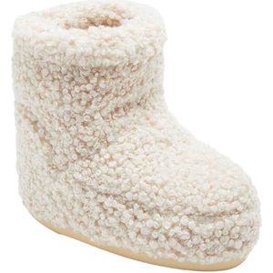 Moon Boot Icon Low Faux Curly Sneeuwlaarzen Beige EU 33-35 Vrouw