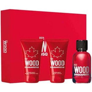 Dsquared2 - Red Wood Giftset Edt 50 Ml, Shower Gel 50 Ml A Body Lotion 50 Ml