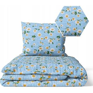 Katoenen Kora Beddengoed Set 160x200cm - Strijkvrij & Nederlands Product