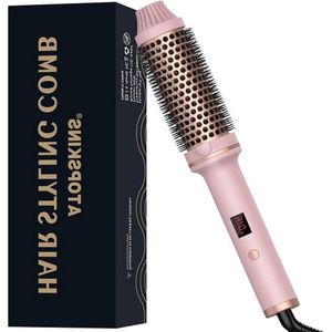 Föhnborstel thermische-borstel-38-mm-haardrogerborstel- LCD-display-120-210-graden-stylingborstel-op-reis