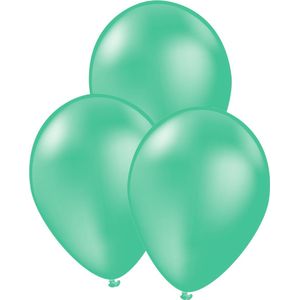 FUNIDELIA 10 Mintgroene ballonnen - Verjaardag versiering - Feestballonnen