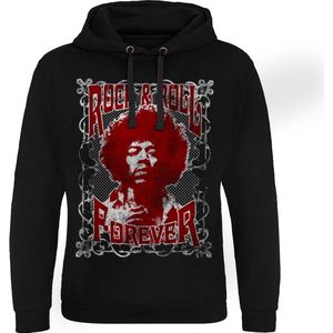 Jimi Hendrix Rock 'n Roll Forever Epic Hoodie Black-S