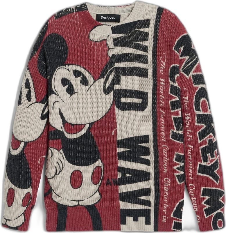 Desigual - Wild Mickey - Kindertrui - Ronde Hals