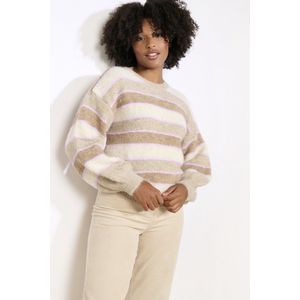 LolaLiza Trui N Fourstri 04007091 2572 Light Taupe/lilac Dames Maat - M