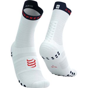 Pro Racing Socks v4.0 Run High - White/Dress Blues/Core Red