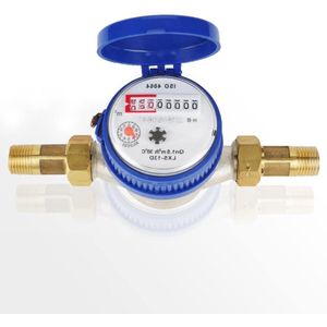 Tuin Watermeter 1/2 Inch Aansluiting - 15mm Koudwater - Geijkt - Met Armaturen en Beschermhoes .
