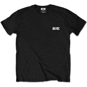 AC/DC - About To Rock Heren T-shirt - S - Zwart