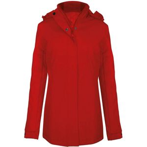 Kariban Dames/dames Parka-jas (Rood)