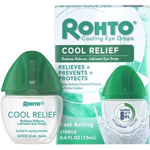 Rohto Cooling Eye Drops Cool Relief - Oogdruppels Tegen Rode Ogen & Verdere Irritaties! (13ML)