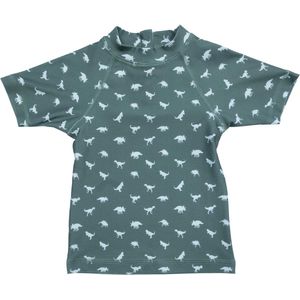Slipstop - UV Shirt - Groen - Dino - Jongens - Beschermingsfactor 50+