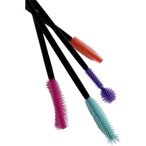 3BMT Wimper en Wenkbrauw Borsteltjes uit Siliconen - Set van 4